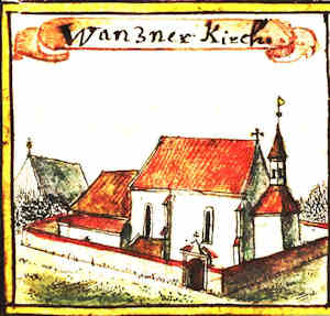 Wansner Kirch - Koci, widok oglny